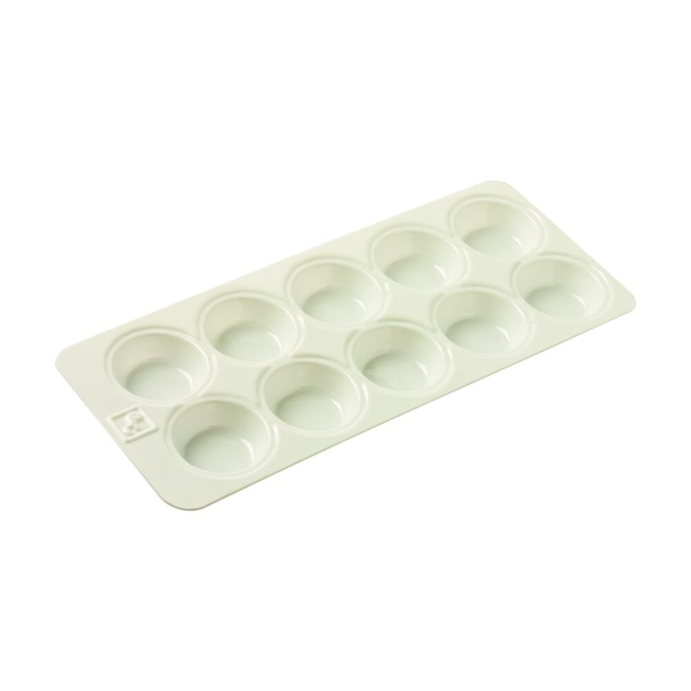 5PK Educational Colours 10 Well Painting Palette Tray White Kids Art/Craft