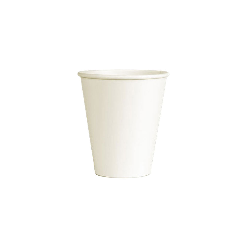 48x 15pc Partyware FSC Aqueous Paper Cups Set Disposable 250ml White