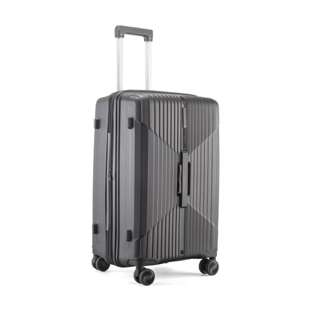 Paklite Charter Medium Luggage TSA Lock Spinner Travel Black 85L
