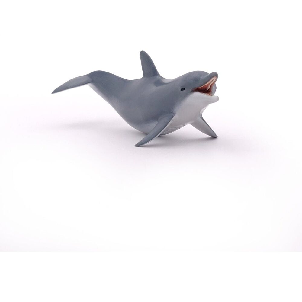 2x Papo France Dolphin Detailed Small Animal Figurine Play Toy Grey