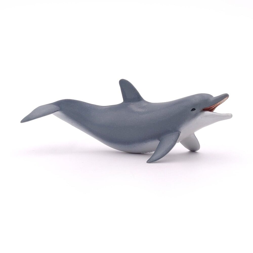 2x Papo France Dolphin Detailed Small Animal Figurine Play Toy Grey