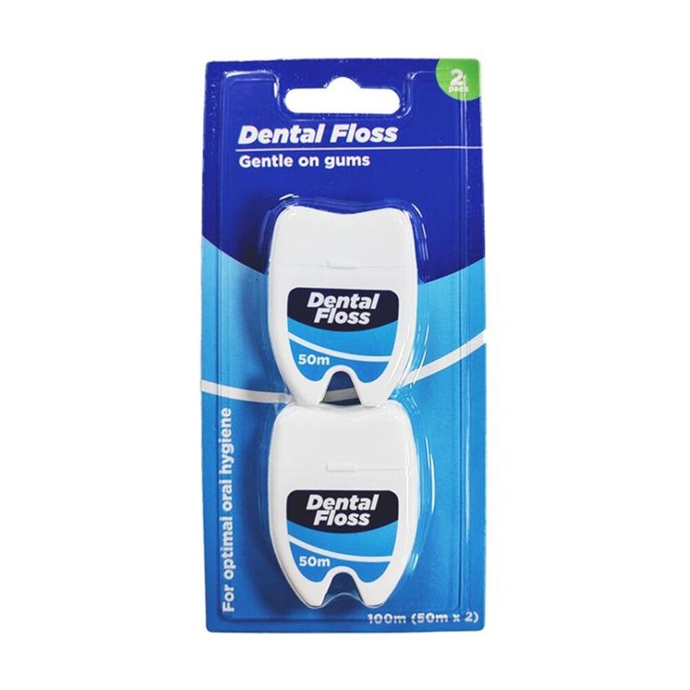 6x 2pc Braz Gentle On Gums Dental Floss Set Oral Hygiene 50 Metres Long