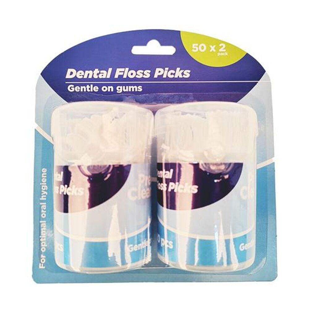 12x 2pc Braz Gentle On Gums Dental Picks Set Oral Hygiene 100 Pick