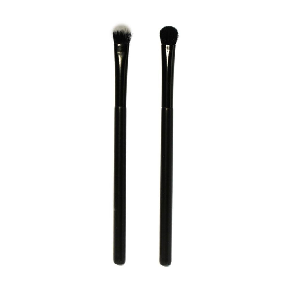 3x 2pc Lola & Co Small Duo Eyeshadow Set Makeup Accessory Brush Black