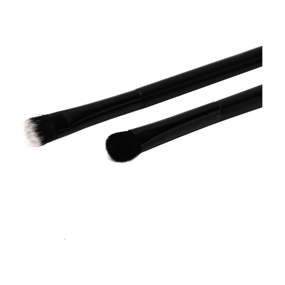 3x 2pc Lola & Co Small Duo Eyeshadow Set Makeup Accessory Brush Black