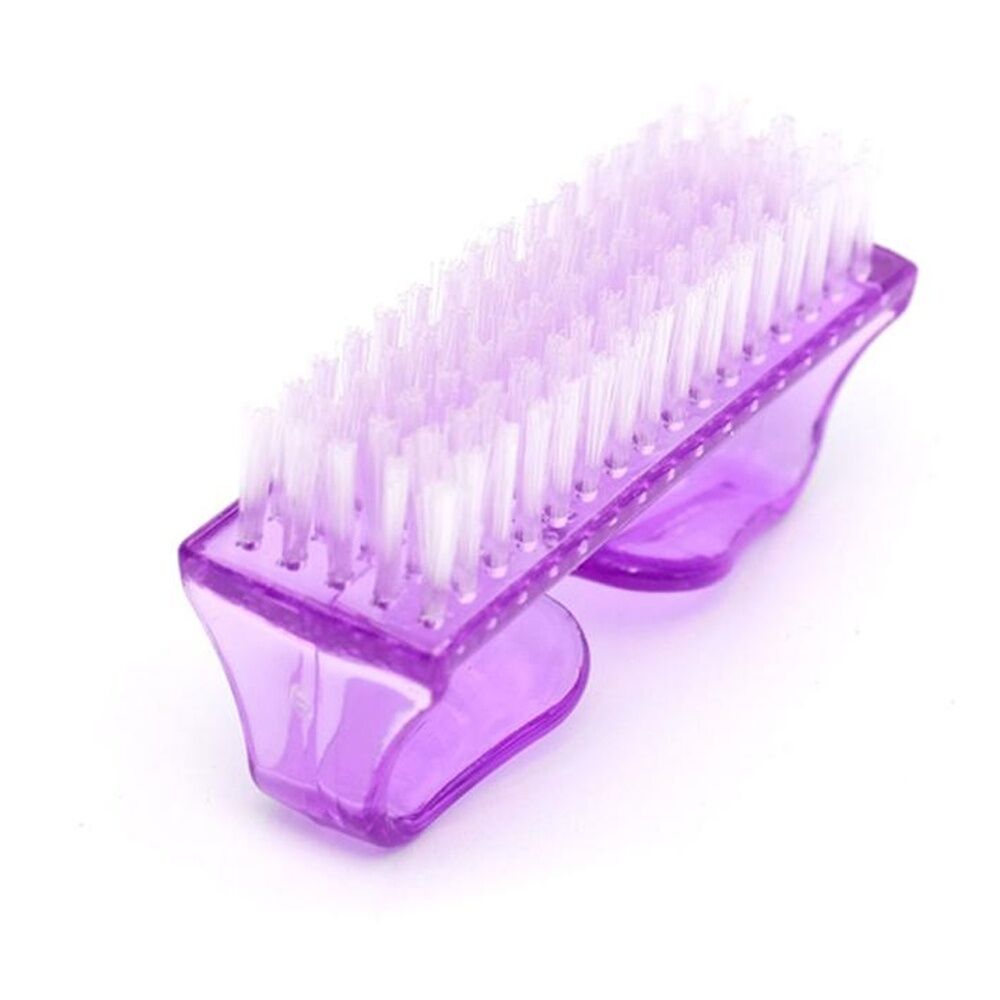 6x 3pc Lola & Co Nail Brush Scrubber Set W/ Handle Multi Colour