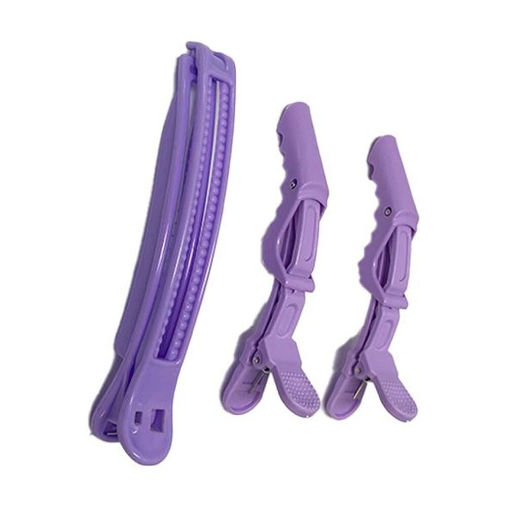 12x 3pc Lola & Co Volumising Hair Clip Set Women's Accessories Purple