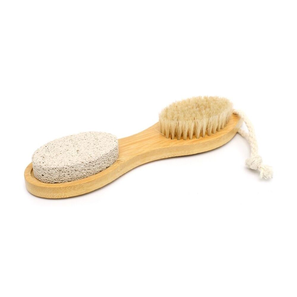 6PK Lola & Co Dual-Surface Foot Scrub Brush W/ Exfoliating Polishing File