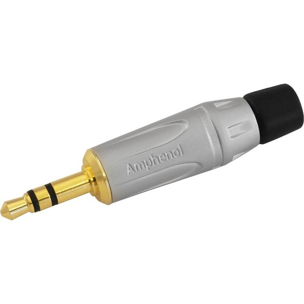 8PK Amphenol 3.5mm Stereo Phono Gold Plug Contact Plating Diecast Shell