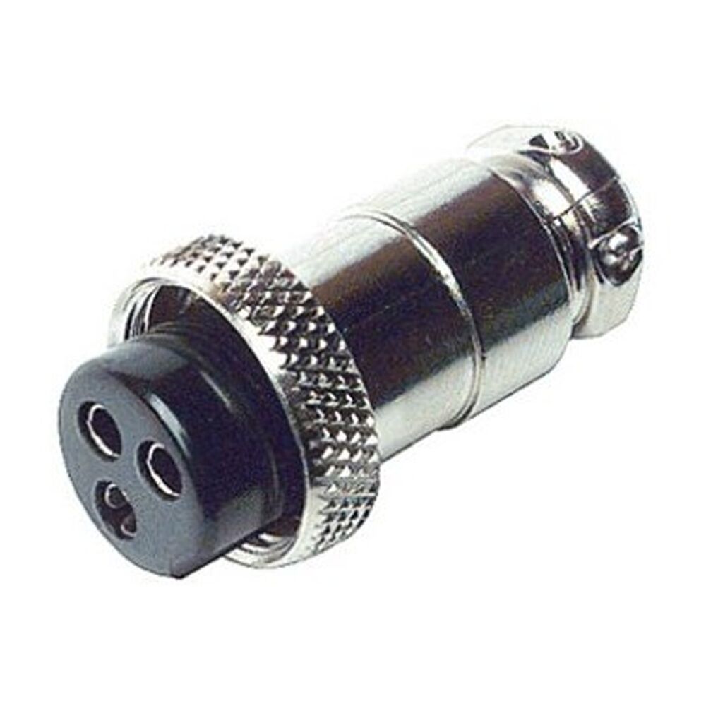 16PK 3 Pin Microphone Plug Connector Locking 35mm Audio Accessory Cable