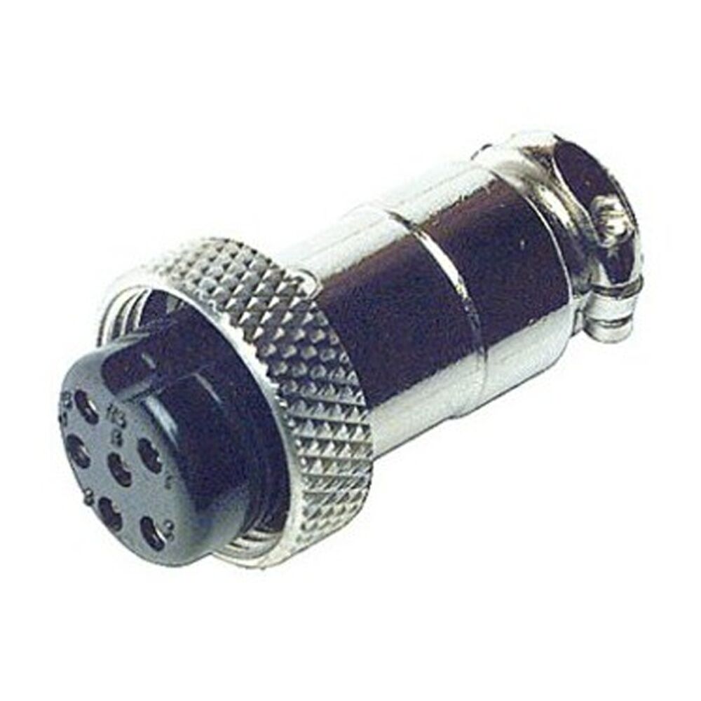 8PK 6 Pin Microphone Plug Connector Metal Cable Audio 35mm Accessory