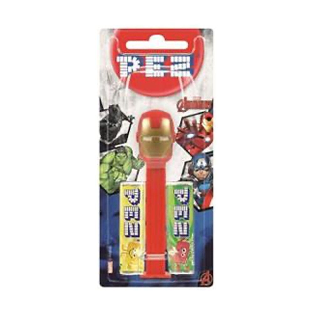 6PK Pez Fruit Flavoured Candy Dispenser Marvel Universe Edition 17g Assorted