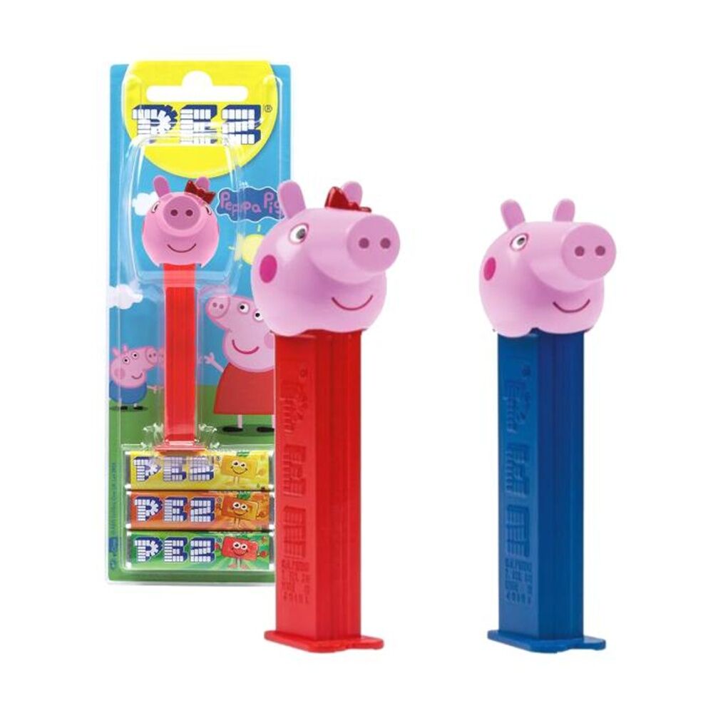 12PK Pez Fruit Flavoured Candy Dispenser Peppa Pig Edition 17g Assorted