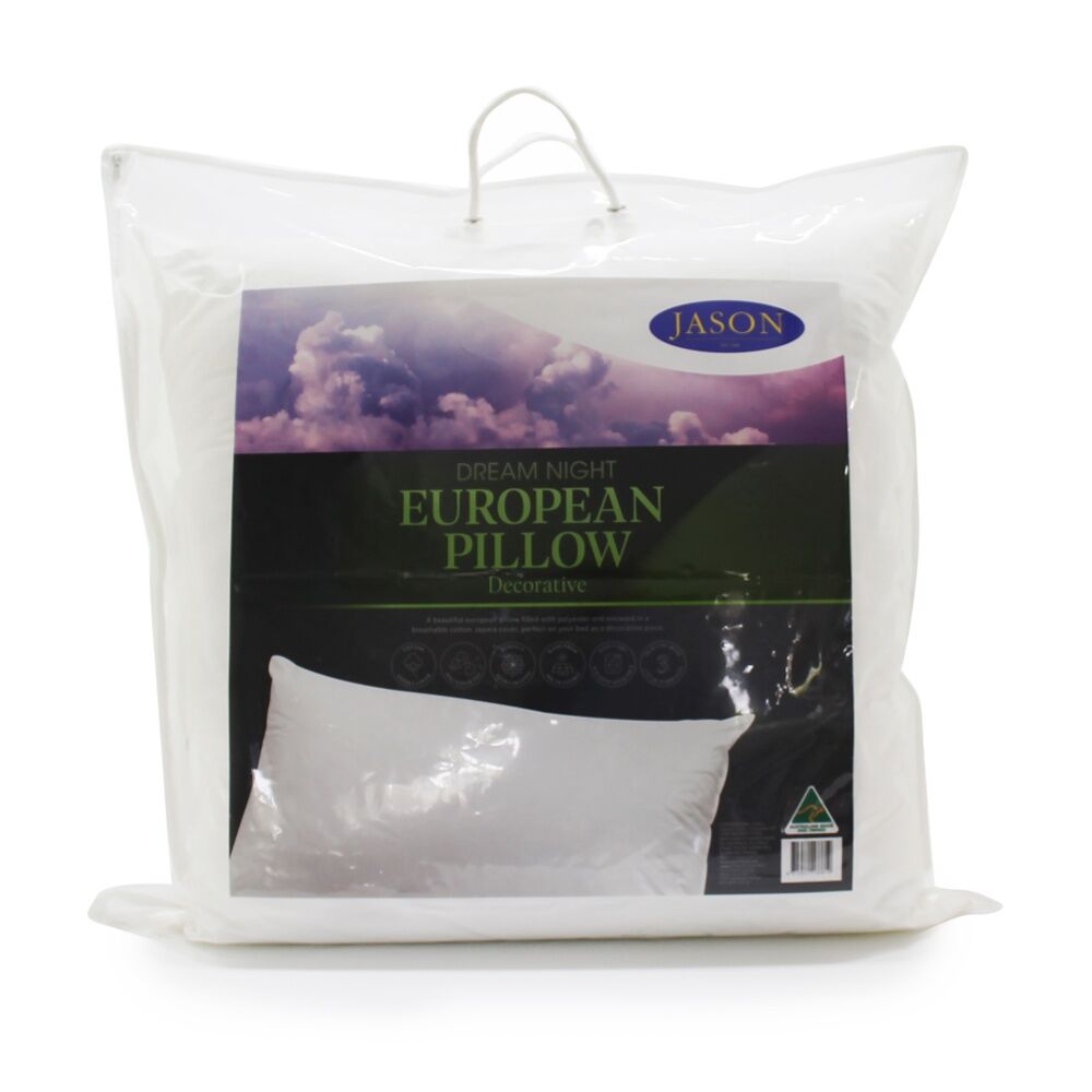 Jason Dream Night European Pillow Low Allergenic Cotton Japara Cover 65x65cm