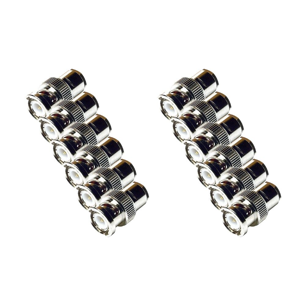 12PK Bnc Plug Suits Rg58C/Cu Connector Solder Type Rg58Cu