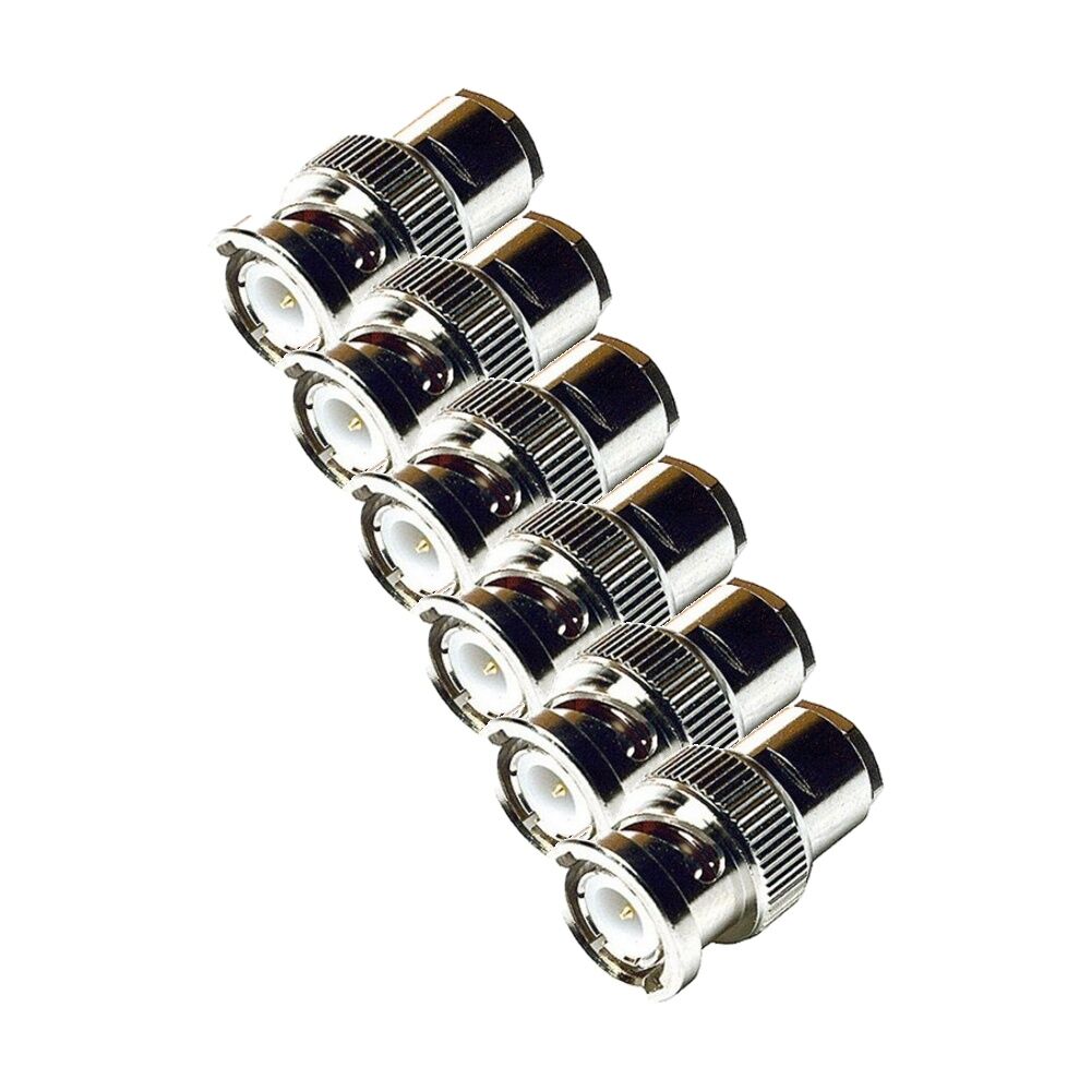 6PK Bnc Plug Suits Rg58C/Cu Connector Solder Type Rg58Cu