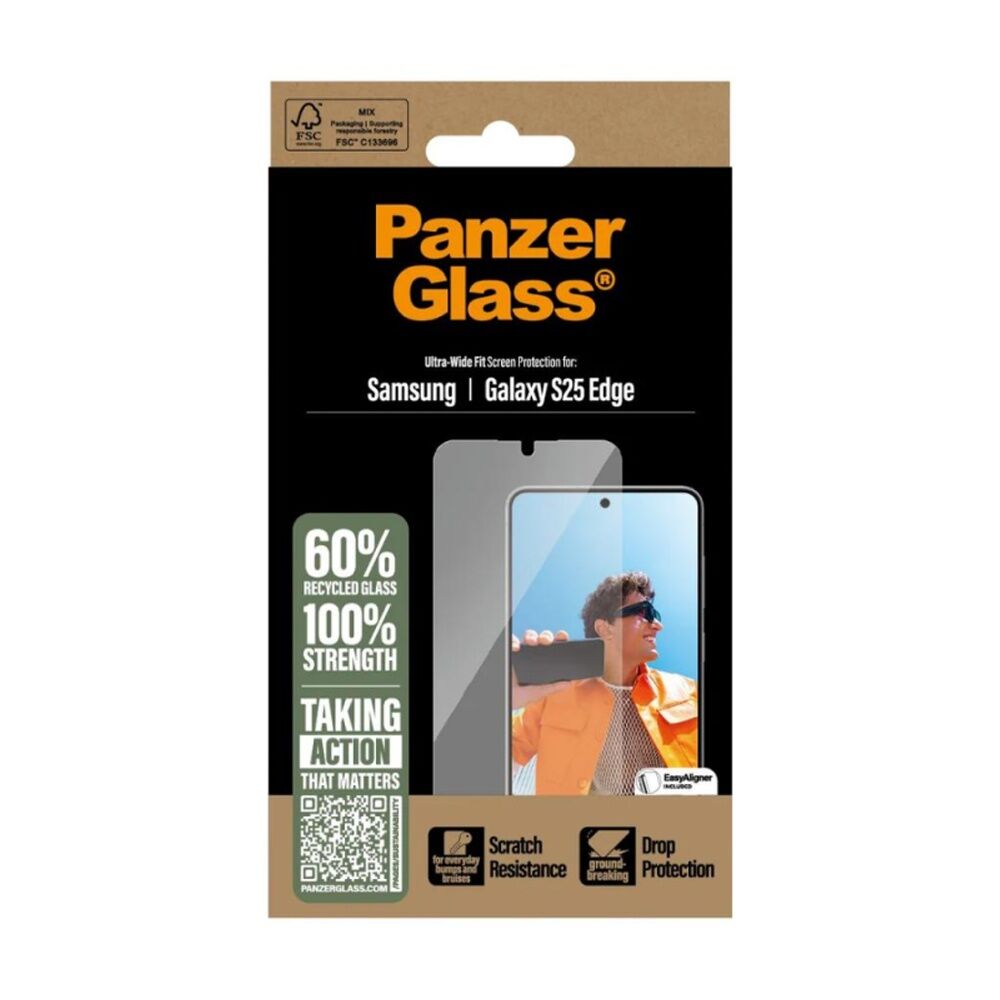 Panzer PanzerGlass UltraWide Fit SP - Samsung Galaxy S25 Edge Clear