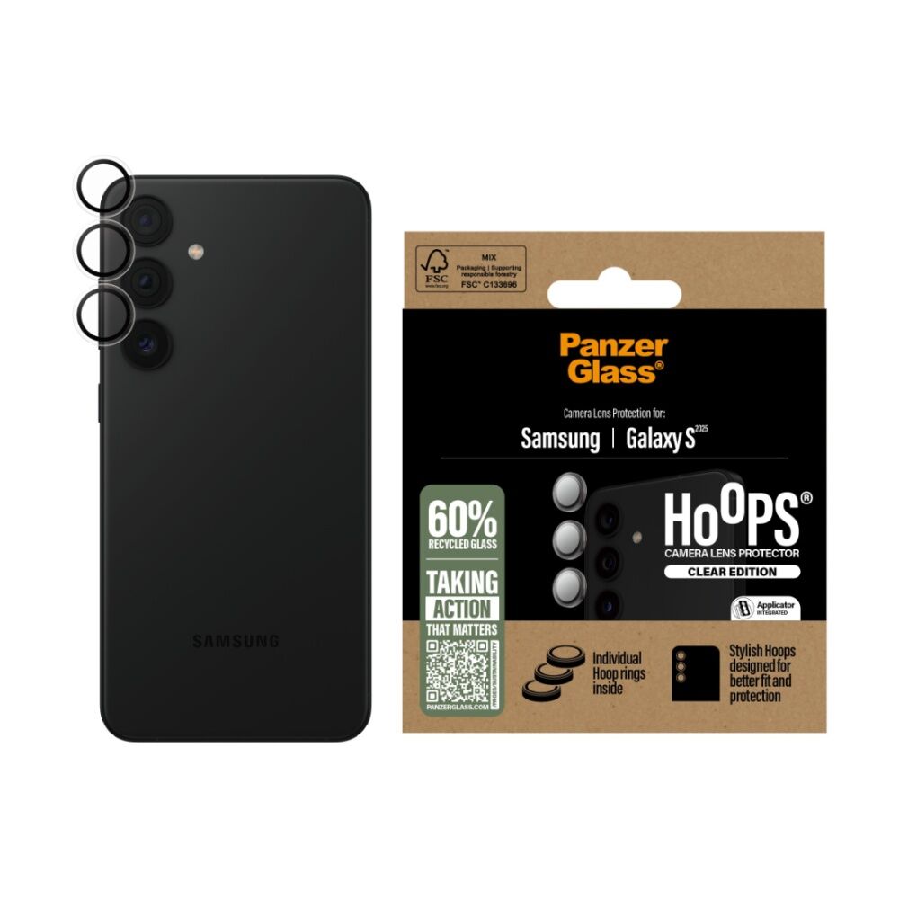 2PK Panzer PanzerGlass Hoops Lens Protector- Samsung GS25 - Clear