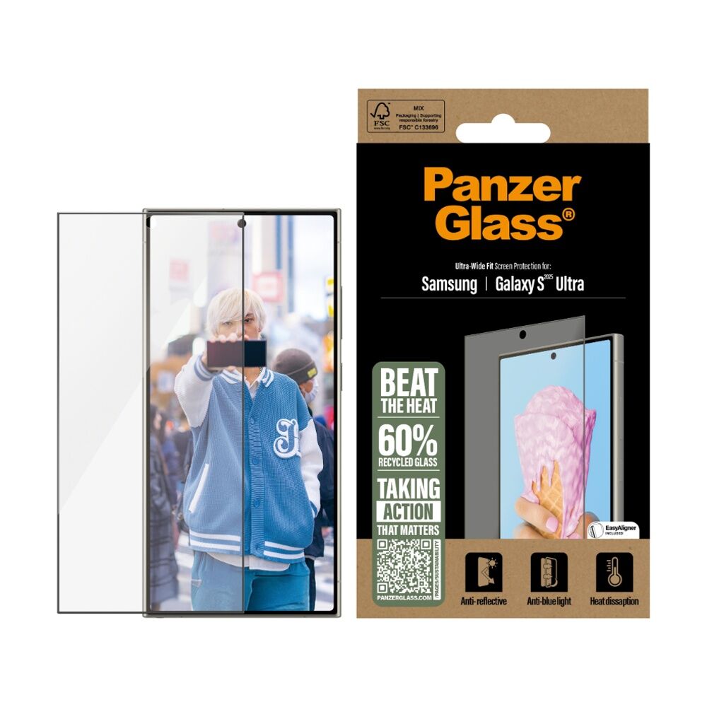Panzer PanzerGlass All-in-One Screen Protector - Samsung GS25 Ultra Clear