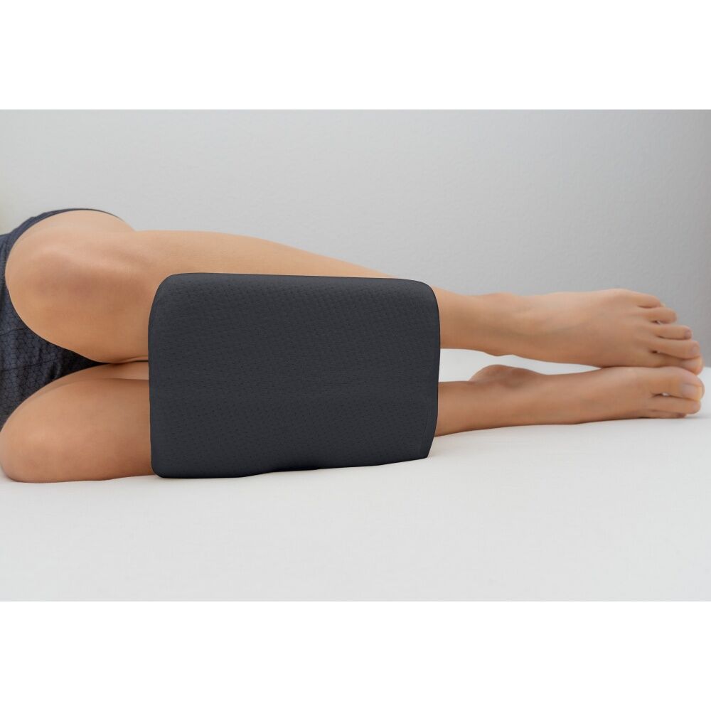 Bas Phillips Air Flex Memory Foam Knee & Leg Support Travel Pillow Charcoal