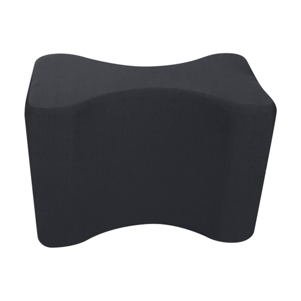 2PK Bas Phillips Air Flex Memory Foam Knee & Leg Support Travel Pillow Charcoal