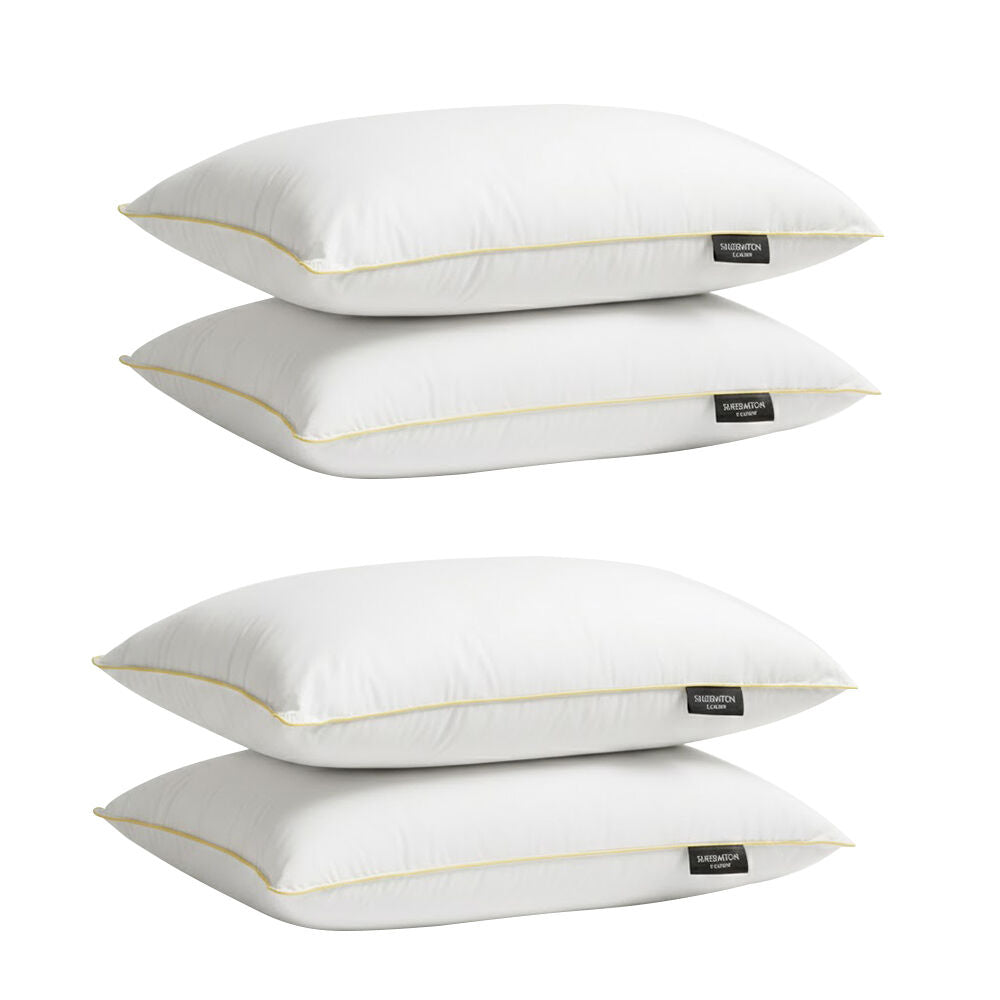 2x 2pc Sheraton Luxury Sanctuary Down Alternative Pillow Set 900g Fill
