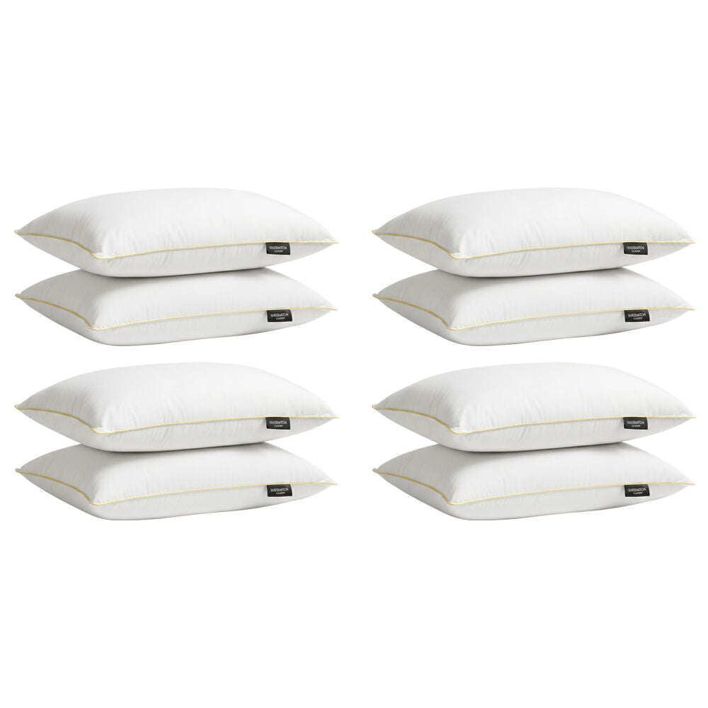 4x 2pc Sheraton Luxury Sanctuary Down Alternative Pillow Set 900g Fill