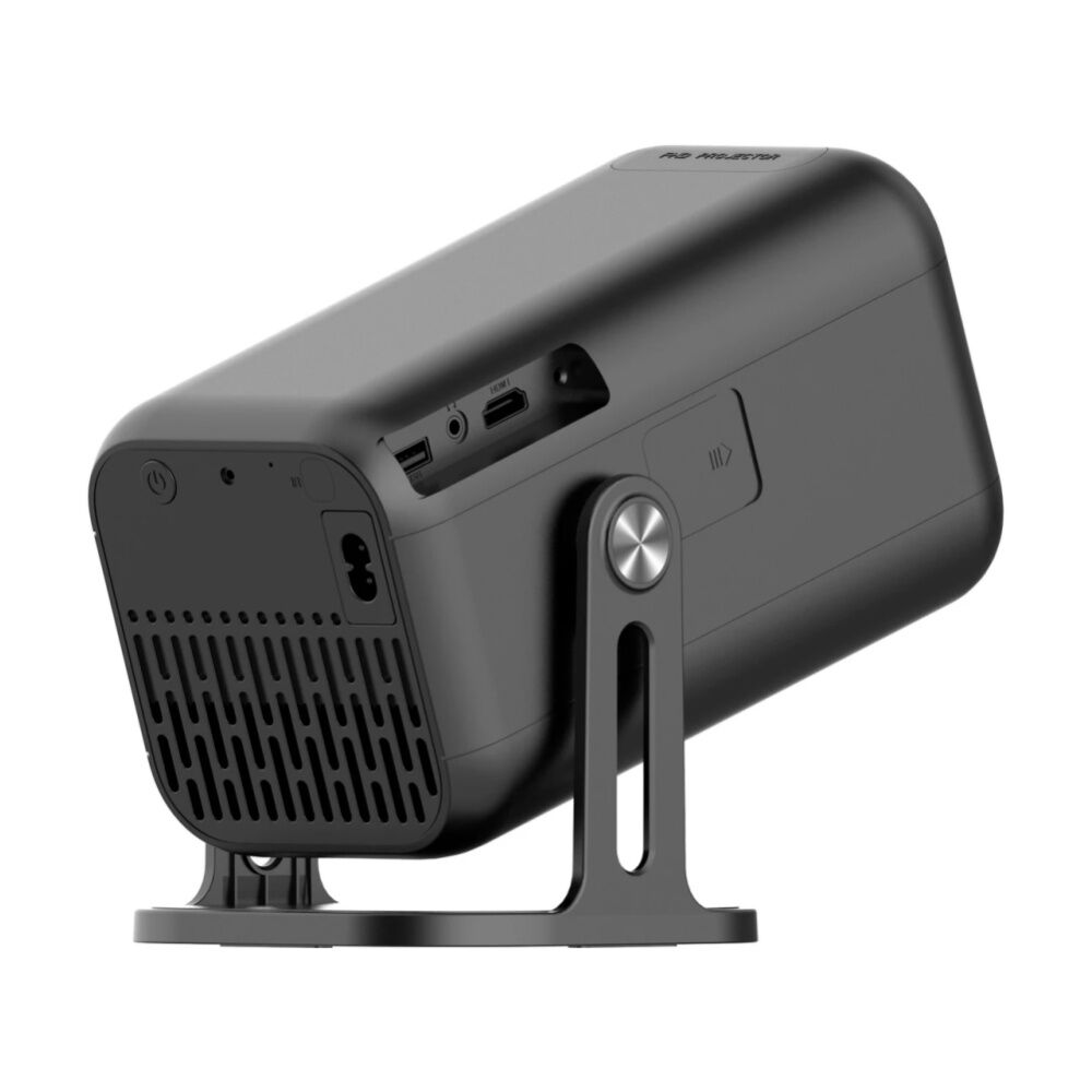 Laser 1080p Smart Android Auto Focus Full HD Portable Projector 120 Inch Black