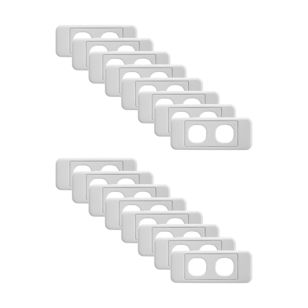 16PK Pro2 2 Gang Architrave Plate Suits Clipsal Mounting Electrical