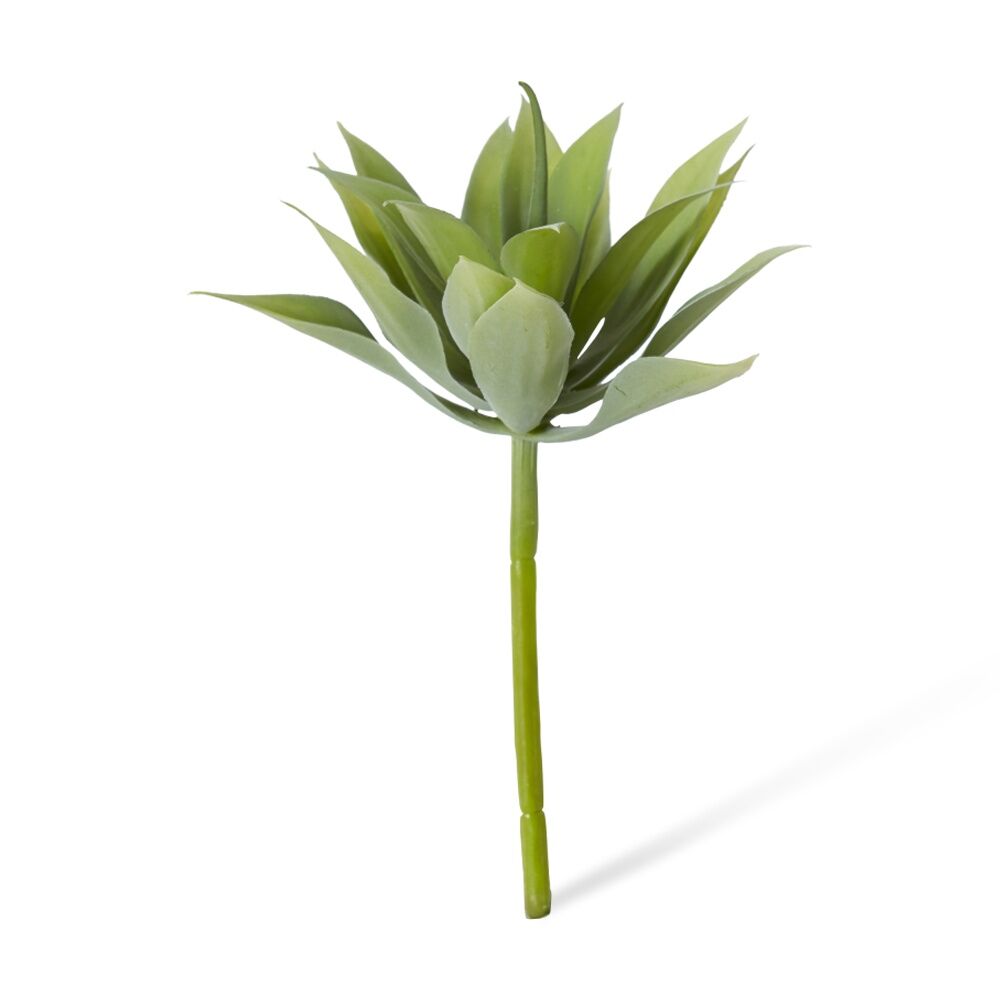6PK E Style Agave Mini Indoor Artificial Plant Stem Wire Grey Green 12x12x12cm