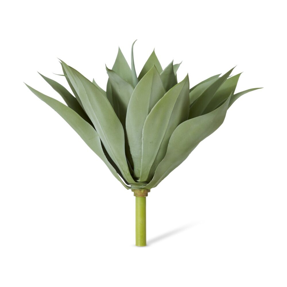 2PK E Style Agave Artificial Plant Stem Plastic Wire Grey Green 45x45x41cm