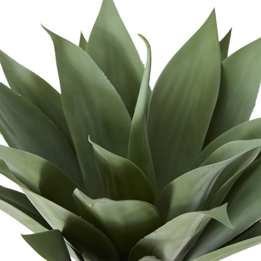 2PK E Style Agave Artificial Plant Stem Plastic Wire Grey Green 55x55x52cm