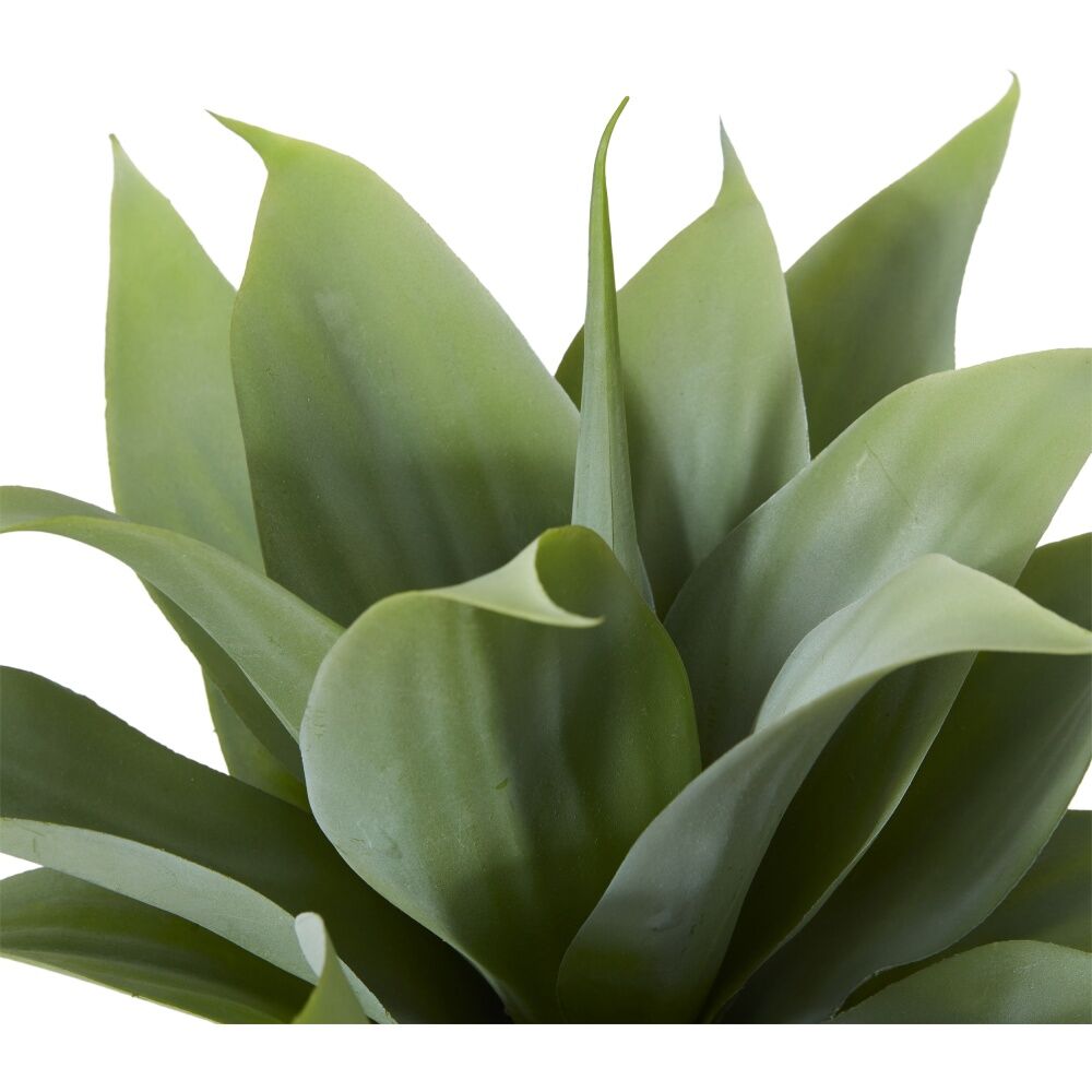 4PK E Style Agave Nova Plant Artificial Succulent Stem Plastic Wire Grey Green