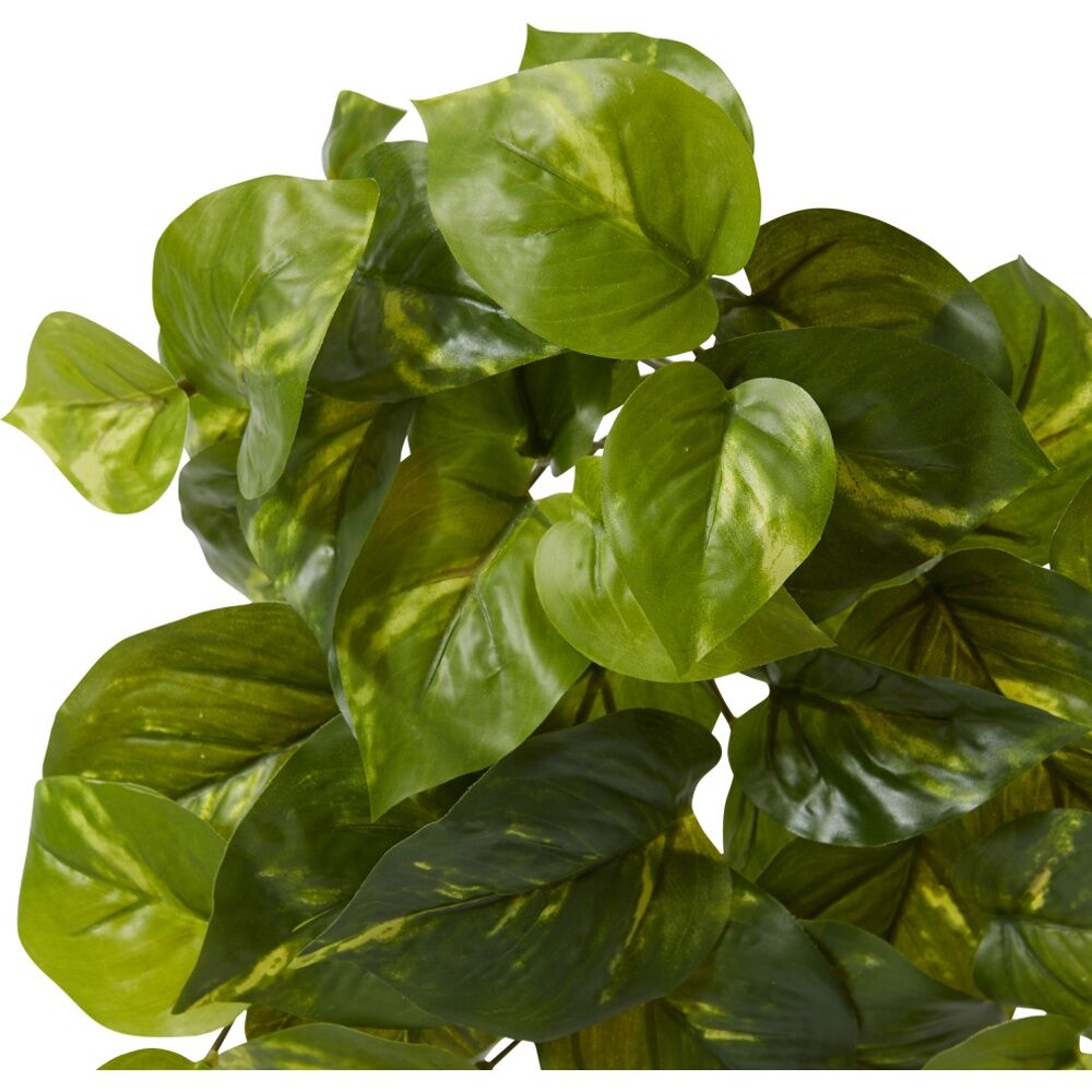 3PK E Style Pothos Golden Plant Artificial Variegated Plastic Fabric Wire 30cm