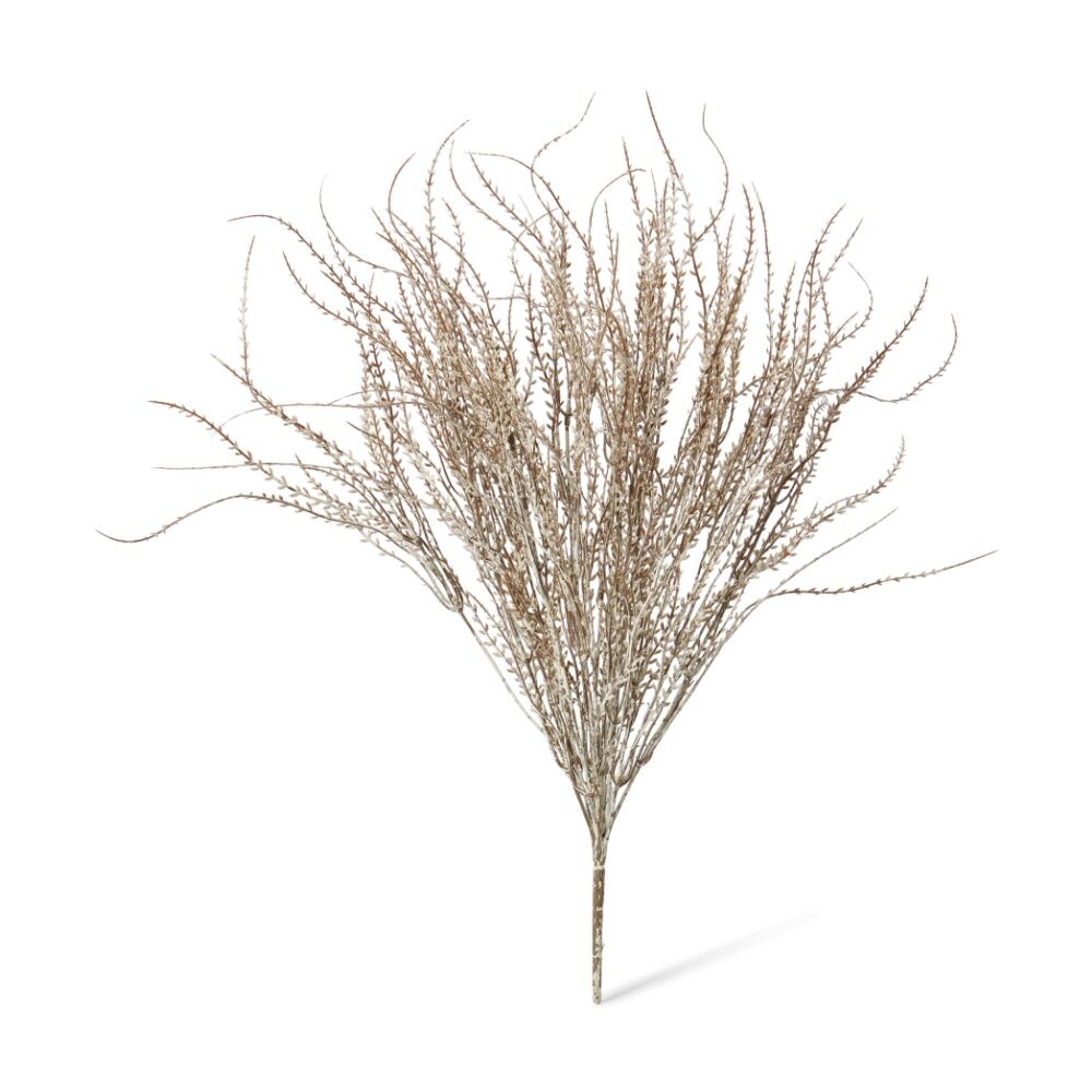 3PK E Style Wheat Grass Bush Artificial Plant Natural Plastic Wire 60cm