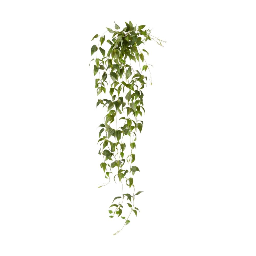 2PK E Style Clematis Hanging Vine Artificial Plant Plastic Wire Green 90cm