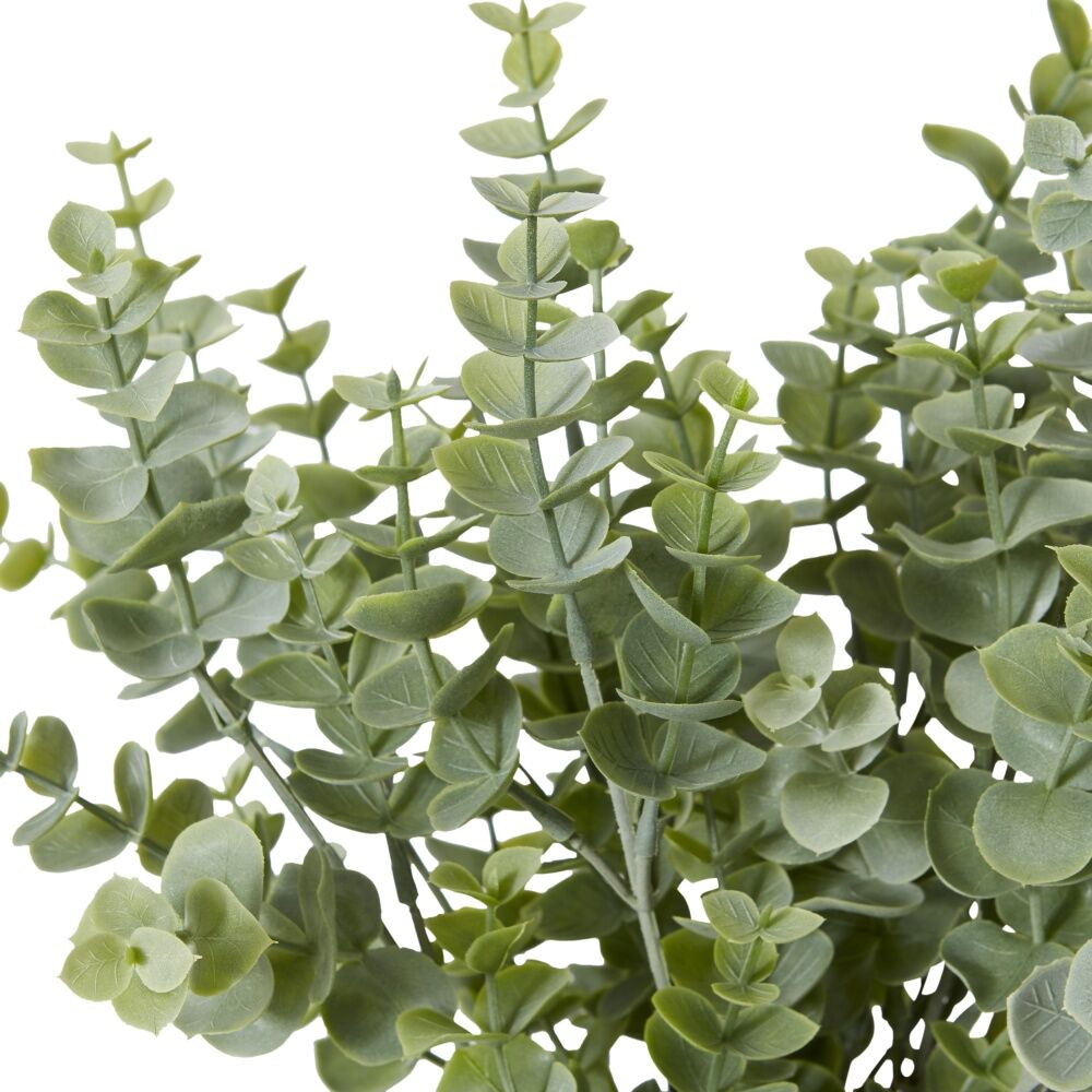4PK E Style Eucalyptus Bush Lifelike Artificial Plant Grey Green 26x26x36cm