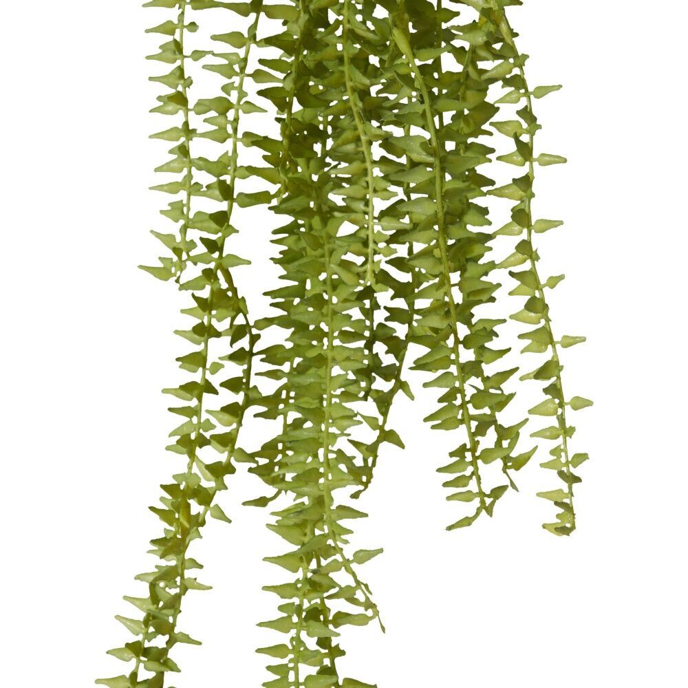 4PK E Style Sawtooth Hanging Plant Artificial Indoor Decor Green 16x14x80cm