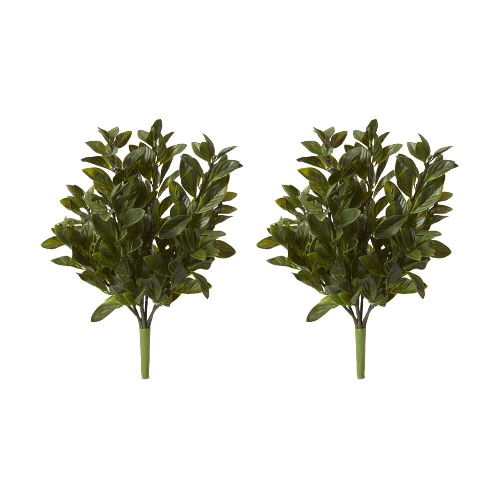 2PK E Style Gloxinia Bush Outdoor Plastic Wire Cement Green 28x28x46cm