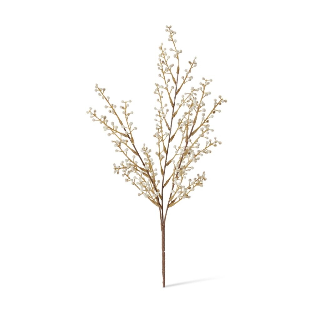 E Style Willow Mini Bush Artificial Plant Indoor Use Beige 25x10x48cm