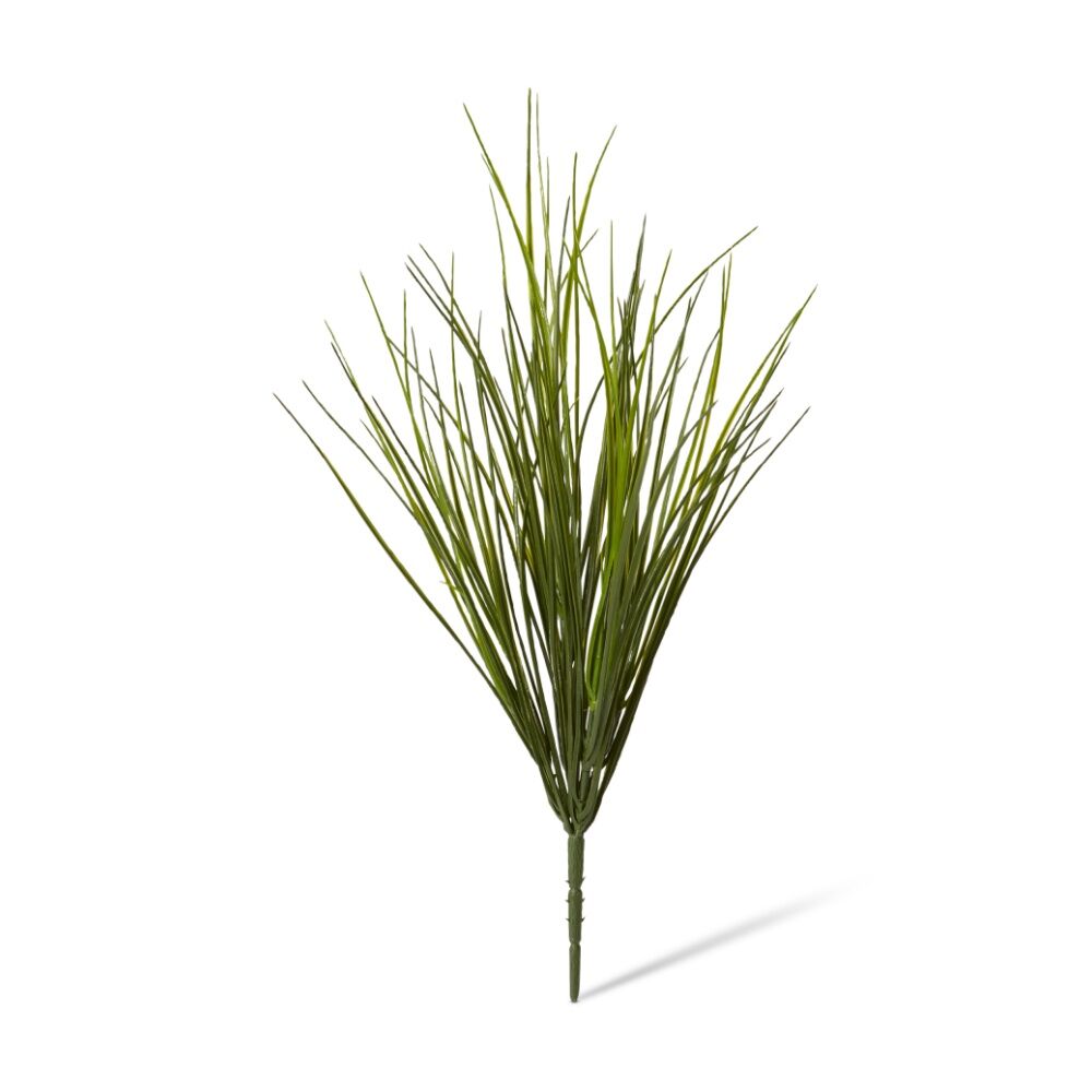 2PK E Style Grass Mondo Bush Outdoor Artificial Plant Green 16x16x33cm