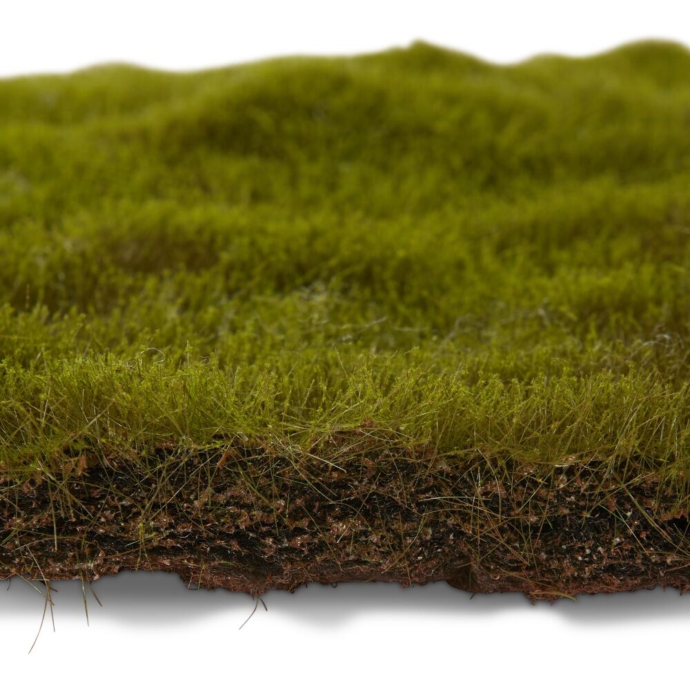 2PK E Style Moss Block Indoor Outdoor Artificial Plant Decor Green 50x50x3cm