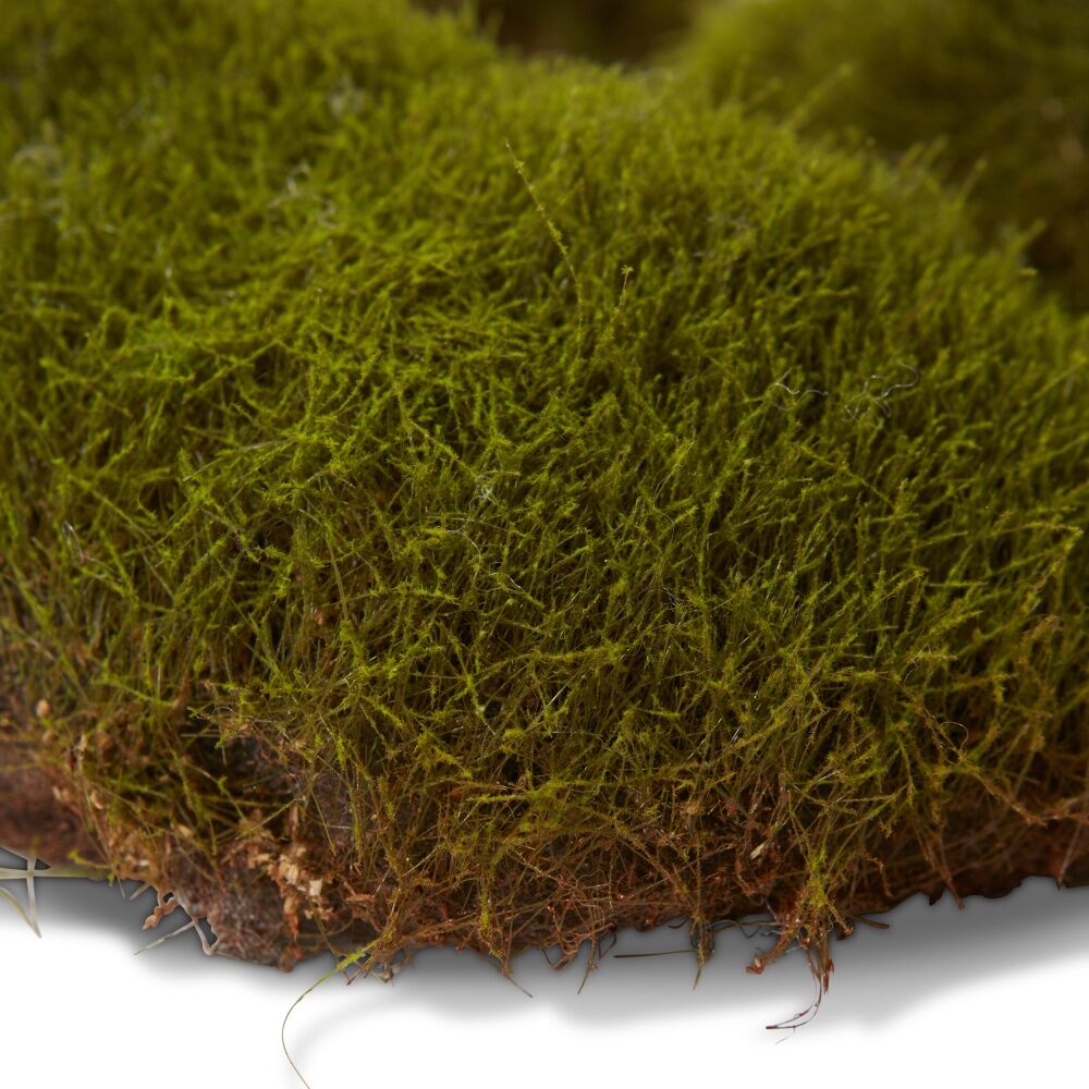 4pc E Style Moss Pad Set Grand Artificial Greenery Plant Decor Green