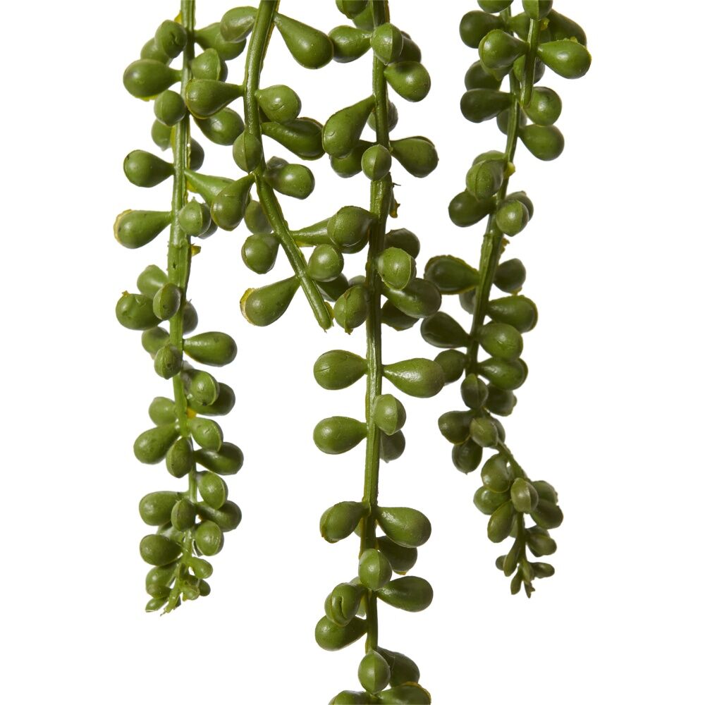 8PK E Style String Of Pearls Hanging Artificial Plant Green 8x8x31cm