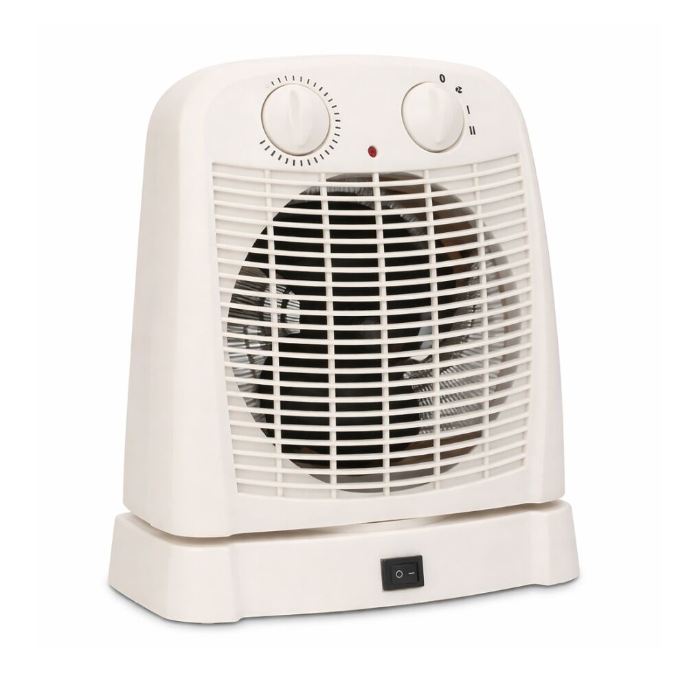 Sheffield Upright Fan Heater 2000W Oscillating W/ Thermostat Control