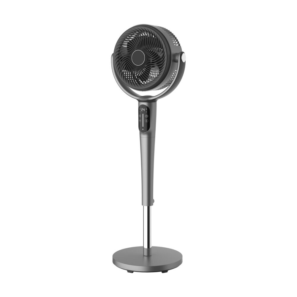 Sheffield Pedestal Fan 24 Speeds LCD Display Adjustable Height Grey