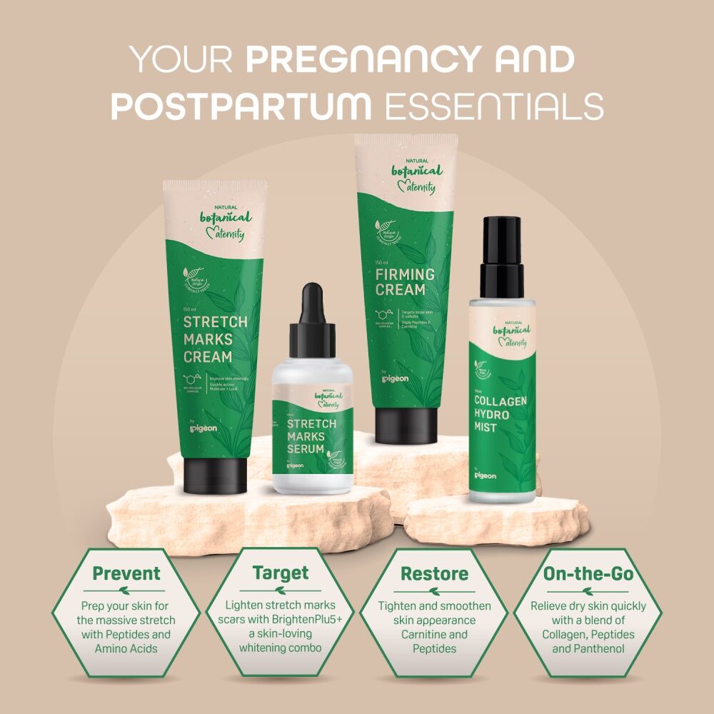 2PK Pigeon Natural Botanical Maternity Postpartum Firming Skin Care Cream 150ml