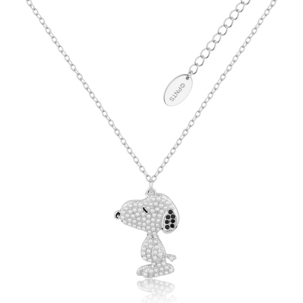 Couture Kingdom Peanuts Snoopy Mini Pearl Necklace Jewellery Accessory Silver