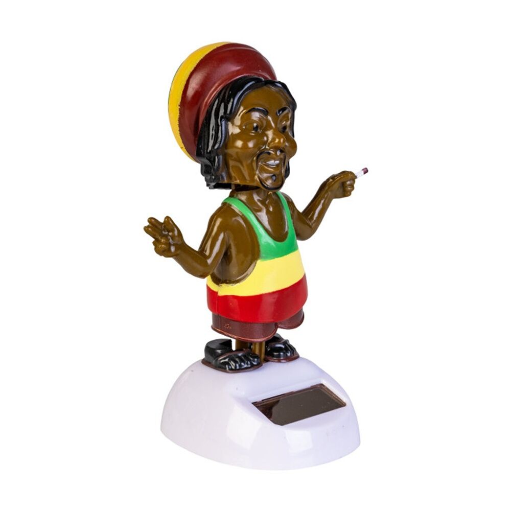 4PK MDI Solar Dancing Rasta Solar-Powered Novelty Toy Desk Decoration