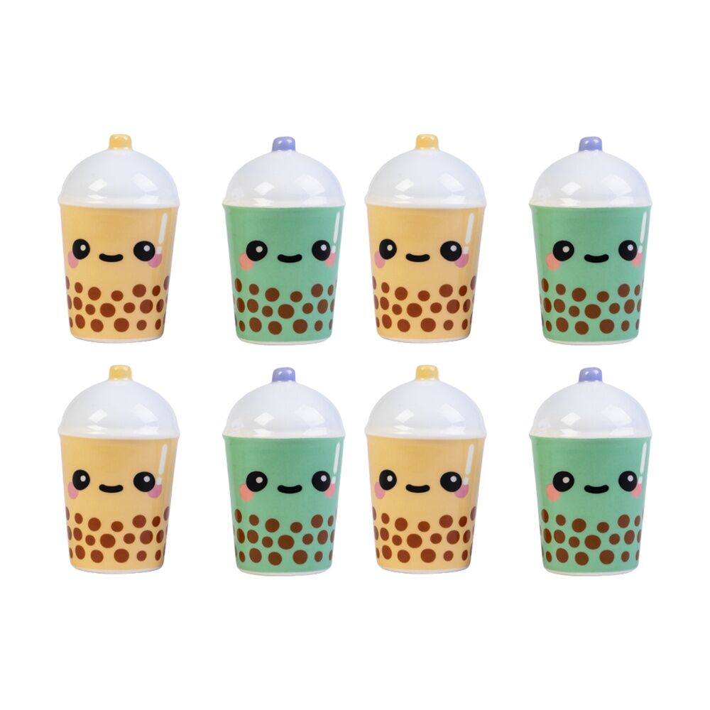 4x 2pc MDI Salt & Pepper Bubble Tea Kitchen Dining Accessory Set Multicolour